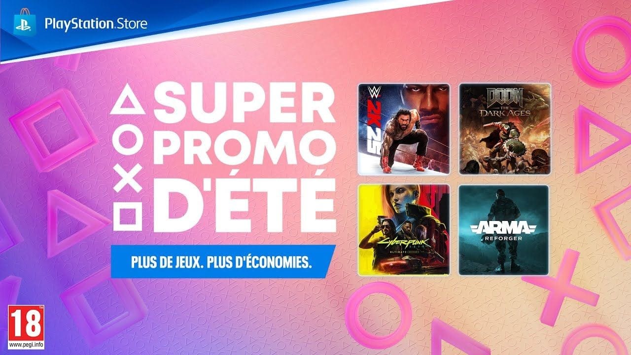 PlayStation Store - Super Promo d'Été 2025 - Nouveaux jeux ajoutés | PS5, PS4