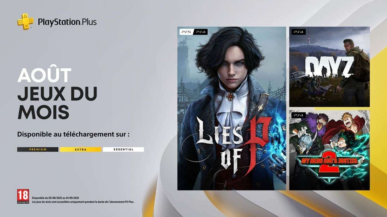 PlayStation Plus - Les jeux gratuits d'août 2025 - Playscope