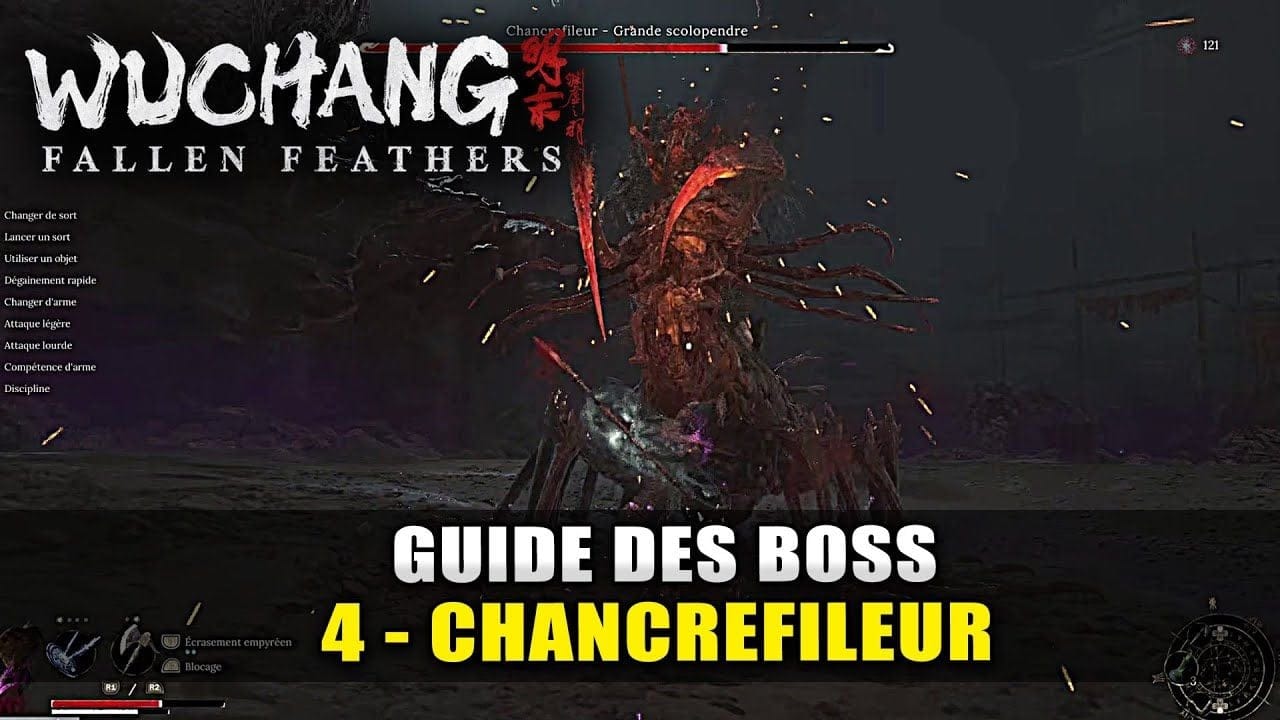 Wuchang Fallen Feathers : Guide Boss : 4 - Chancrefileur (Combat Complet Stratégie)