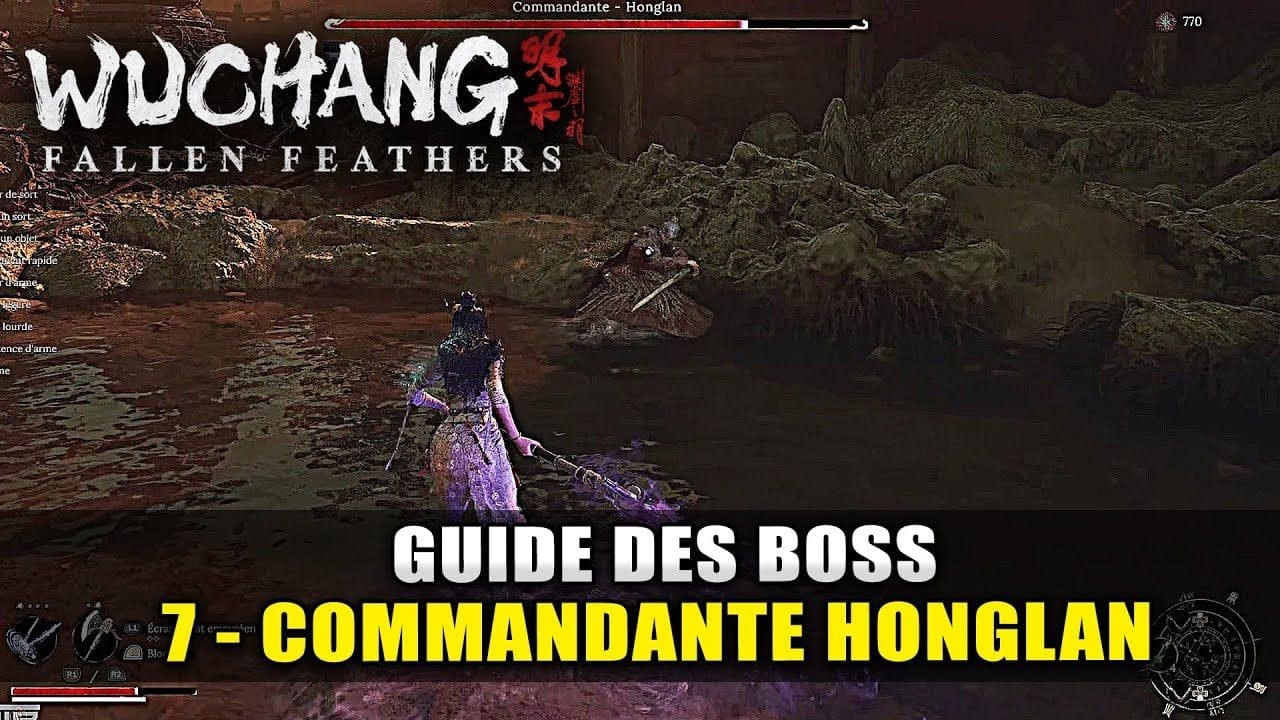 Wuchang Fallen Feathers : Guide Boss : 7 - Commandante - Honglan (Combat Complet Stratégie)