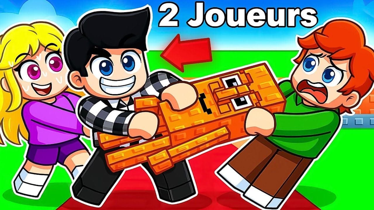 On Joue Au Nouveau Jeu à 2 JOUEURS Steal a Brainrot !