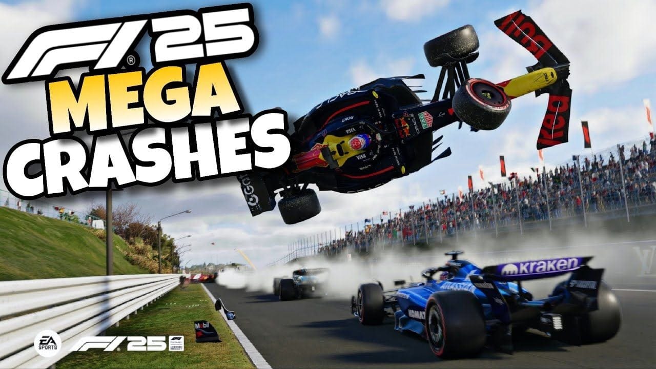 F1 25 MEGA CRASHES