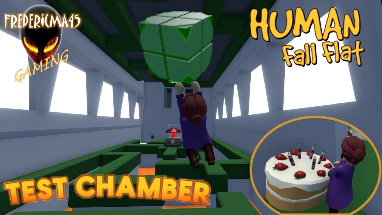 Human Fall Flat TEST CHAMBER Level - Full Walkthrough | New Free Level