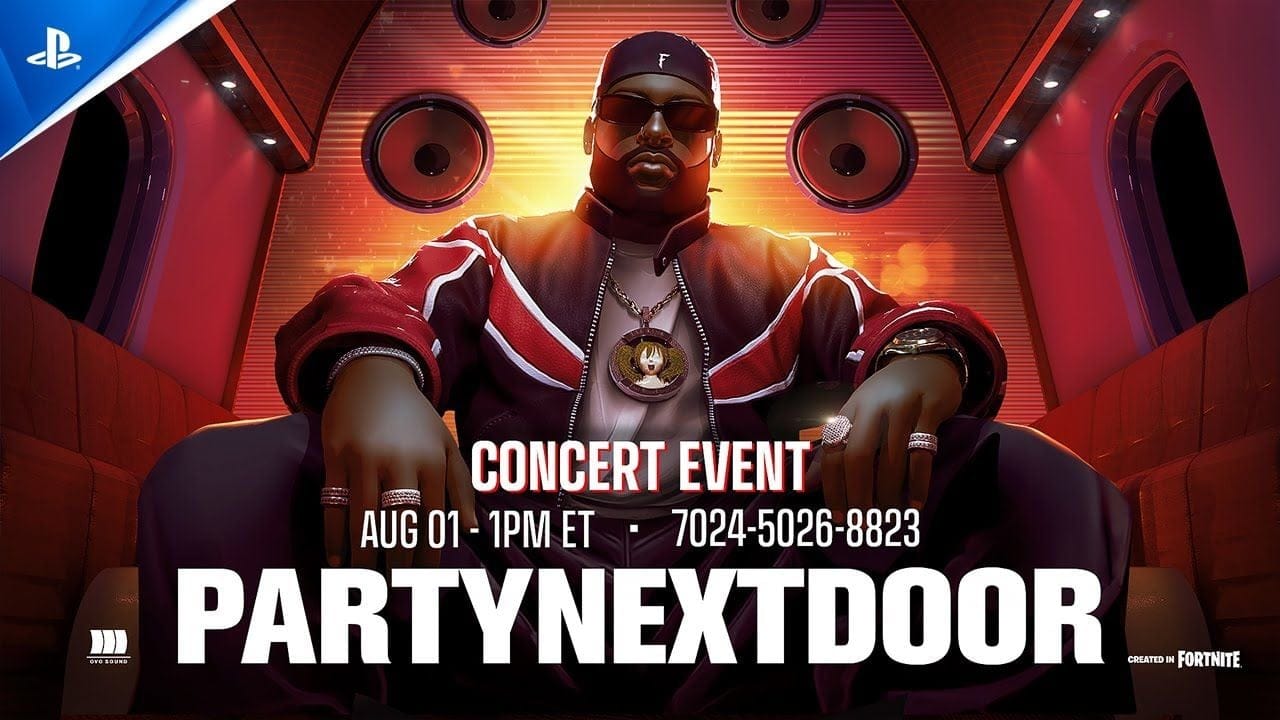 PARTYNEXTDOOR x Fortnite Concert | PlayStation