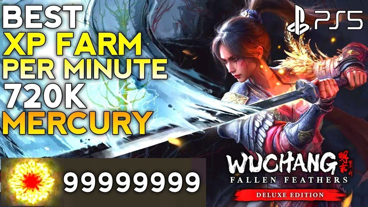 Best XP Farm Per Minute 720K Mercury WUCHANG FALLEN FEATHERS Mercury Farm | Wuchang Red Mercury Farm