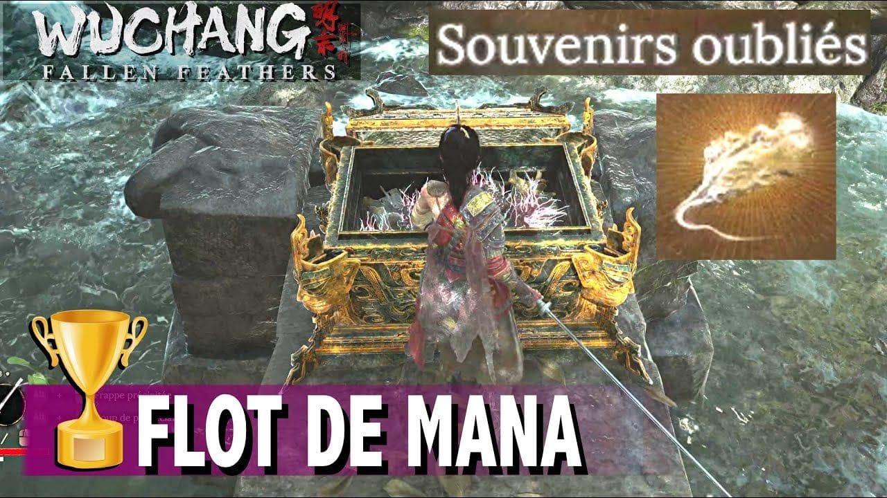 FLOT DE MANA - PURIFIER GOURDE MANA / TOUS LES SOUVENIRS OUBLIÉS - TROPHÉE WUCHANG FALLEN FEATHERS