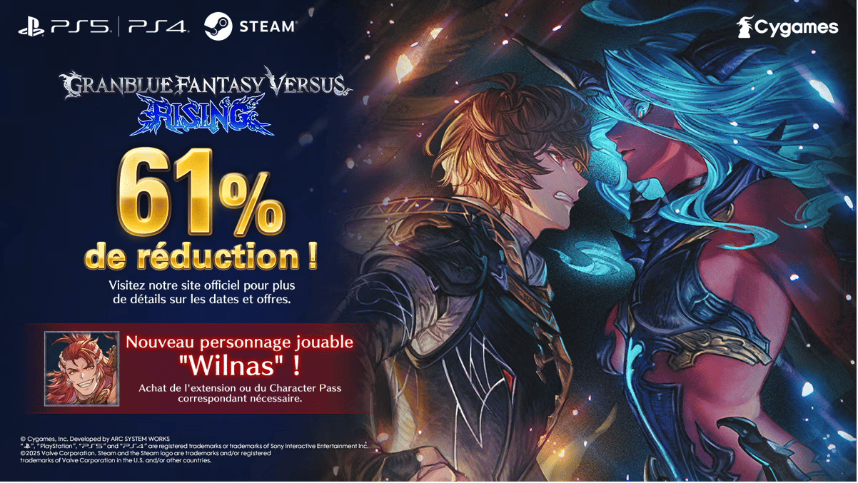 GEEKNPLAY - Granblue Fantasy Versus: Rising - La mise à jour 2.20 est arrivée !