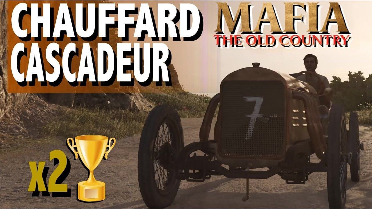 CHAUFFARD & CASCADEUR Saut de 40M & 120km/h  - TROPHÉE / SUCCÈS  - MAFIA THE OLD COUNTRY