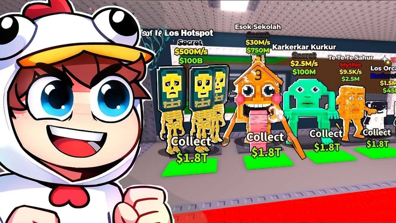 J’ai Volé les 6 Nouveaux BRAINROT Secret sur Roblox !