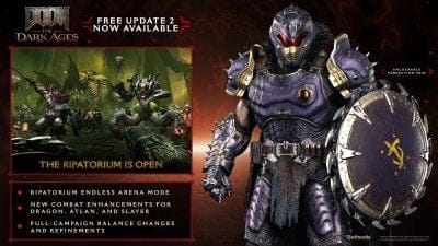 DOOM: The Dark Ages se met à jour avec La Morgue et une skin gratuite