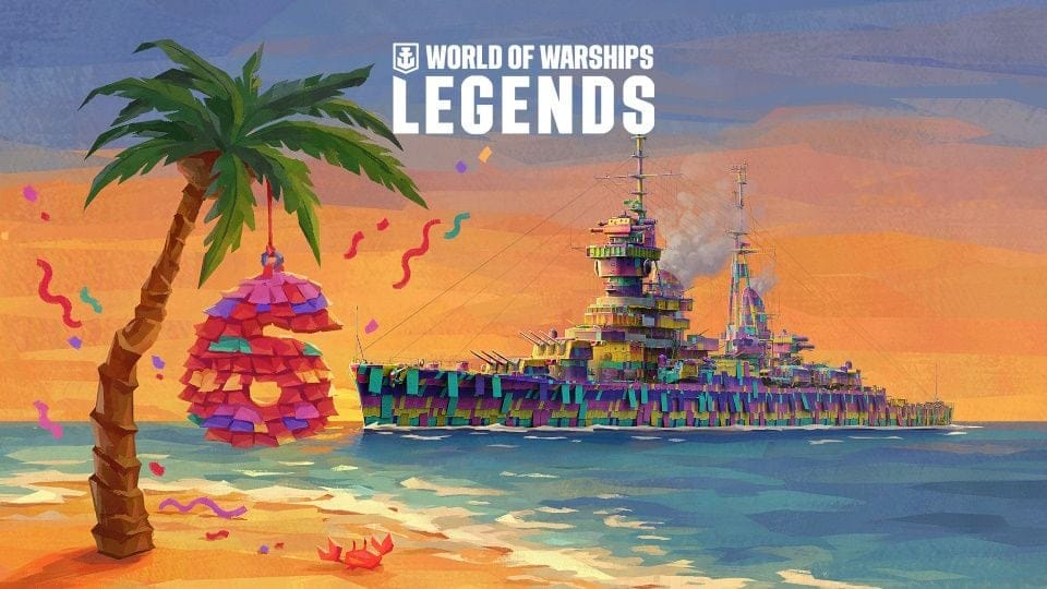 GEEKNPLAY - World of Warships: Legends - Fêtez les 6 ans du jeu avec une mise à jour spéciale
