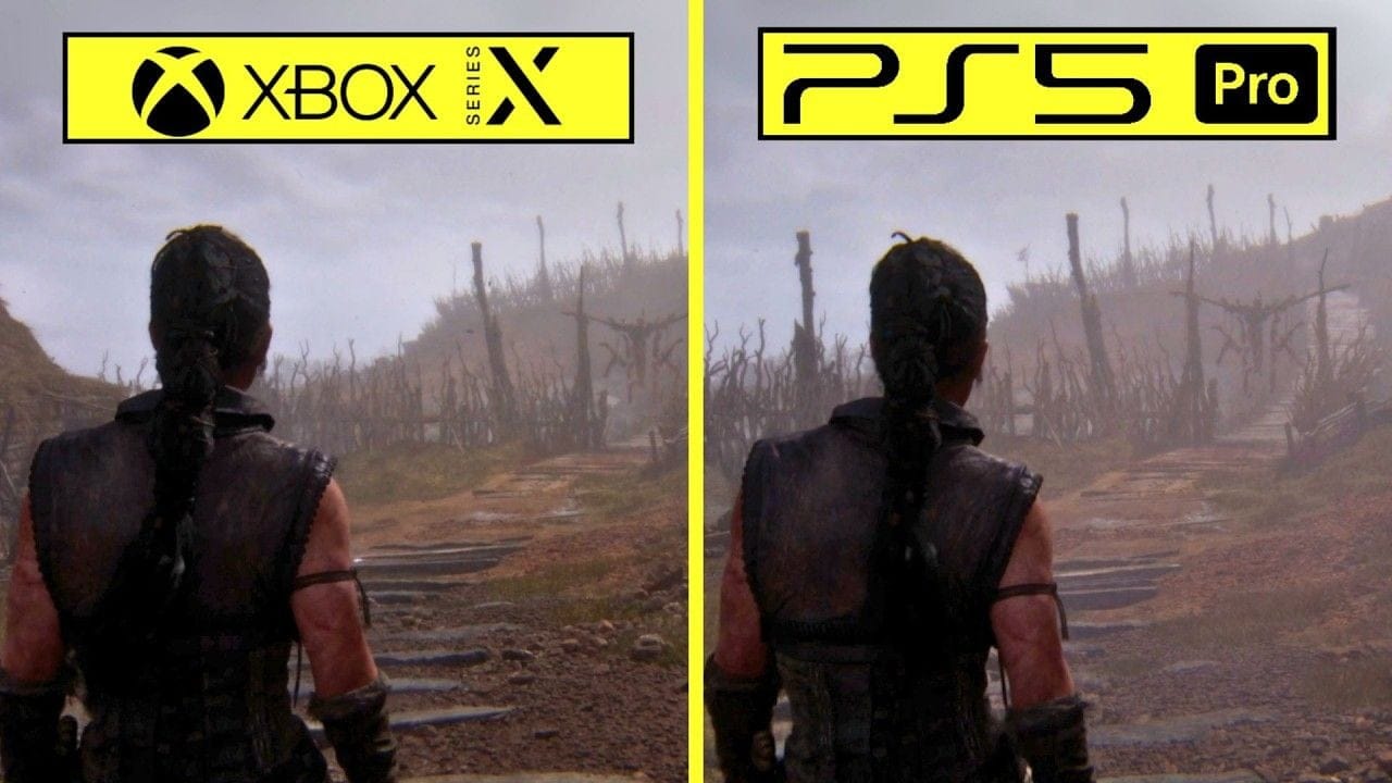 Senua’s Saga: Hellblade 2 PS5 Pro vs Xbox Series X Graphics Comparison