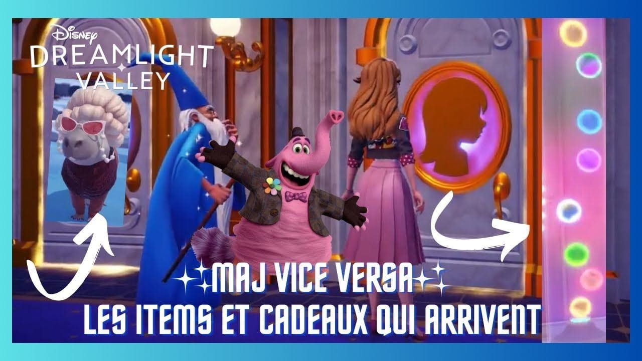 TOUT LES NOUVEAUX ITEMS ET CADEAUX VICE VERSA ➡️ DECRYPTAGE DE LA VIDÉO PREVIEW ✨🏰🧠