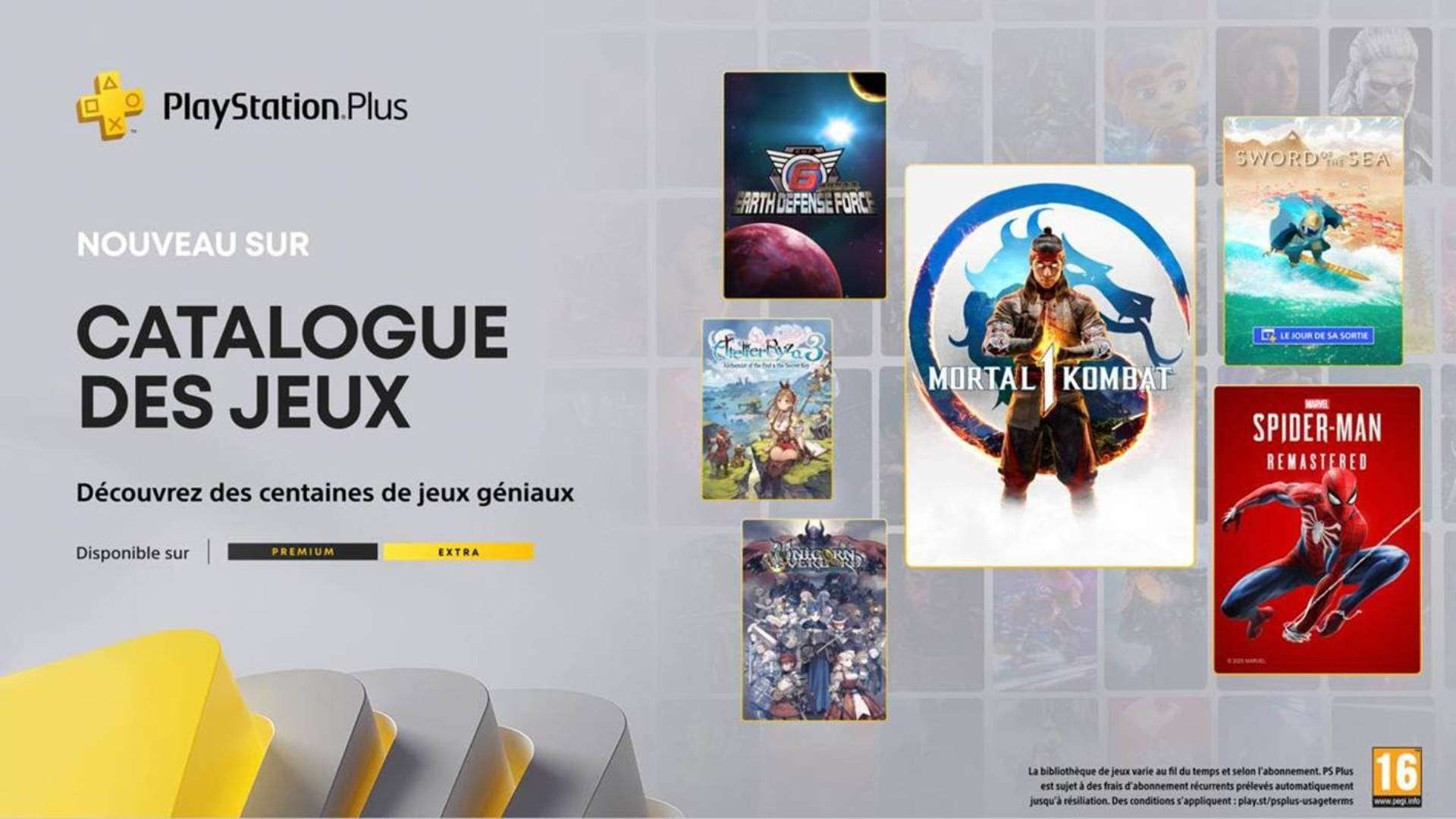 PlayStation Plus Extra/Premium - Les nouveaux arrivants d'août 2025 - Playscope
