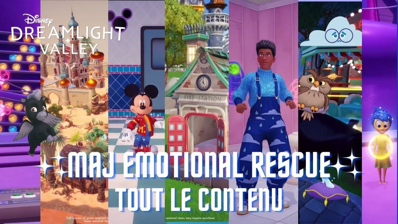 TOUT LE CONTENU DE LA MAJ EMOTIONAL RESCUE VICE VERSA ✨🏰🧠