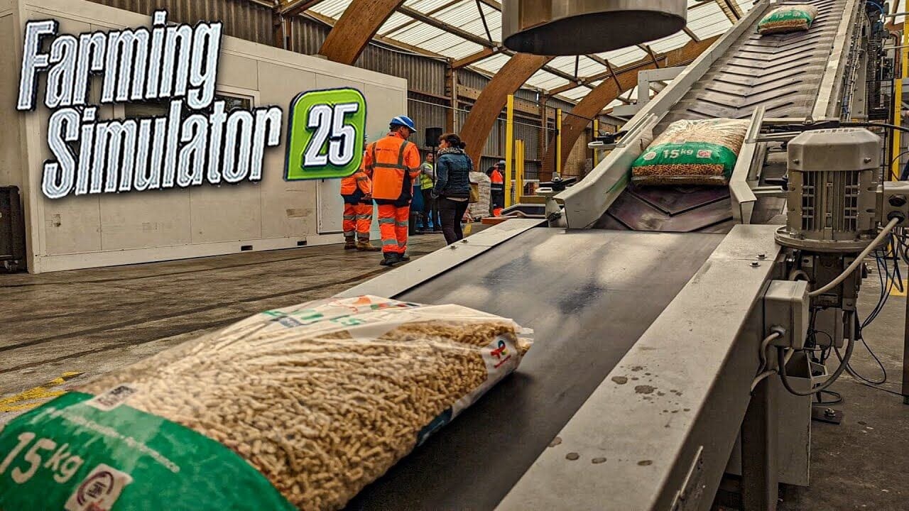 THIS NEW DLC is FREE for FS 25 (Pellets Producting) | Farming Simulator 25