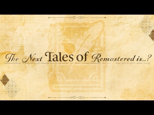 Le prochain remaster de la saga Tales of sera annoncé ce 19 août, les paris sont ouverts