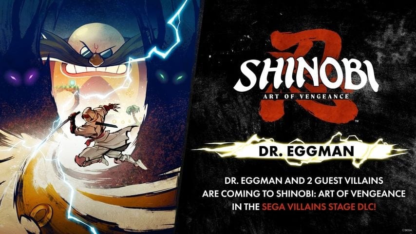 Shinobi : Art of Vengeance va découper le Dr. Eggman dans un niveau DLC