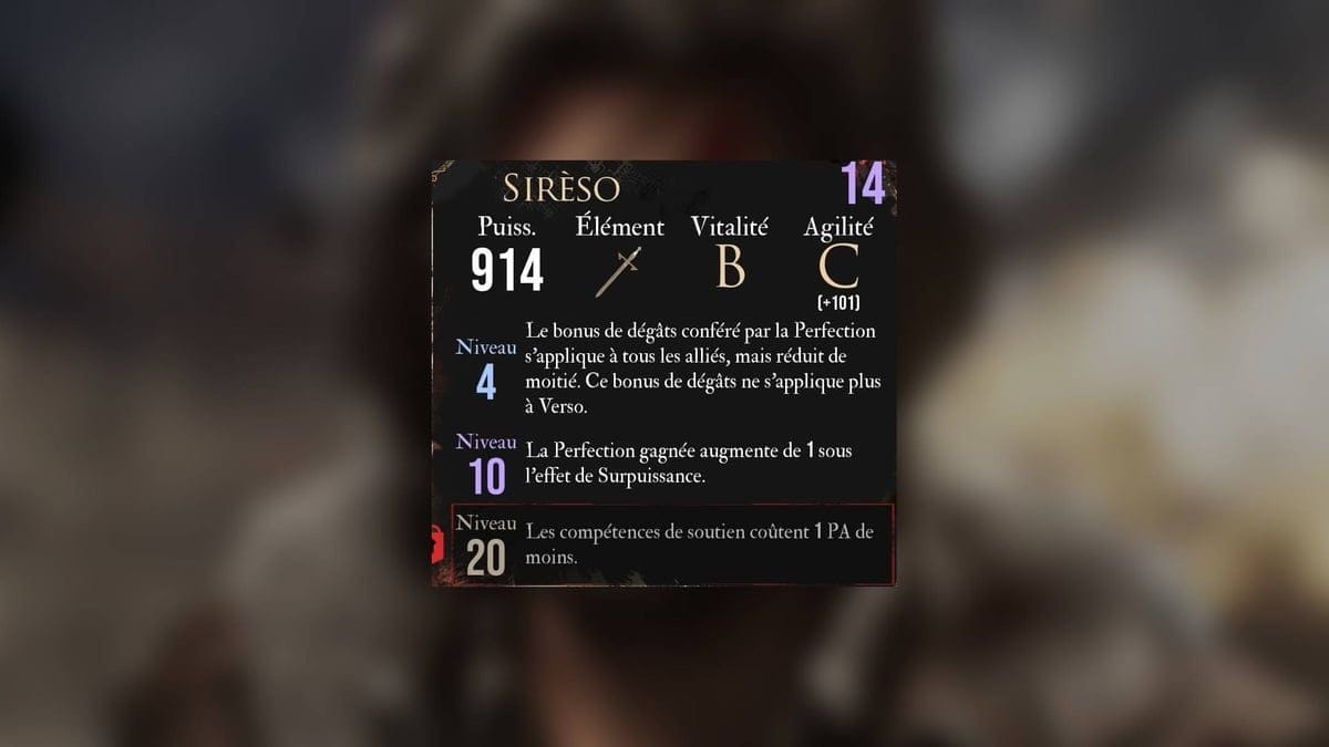 Sireso Clair Obscur Expedition 33 : comment mettre la main sur cette arme pour Gustave et Verso ?