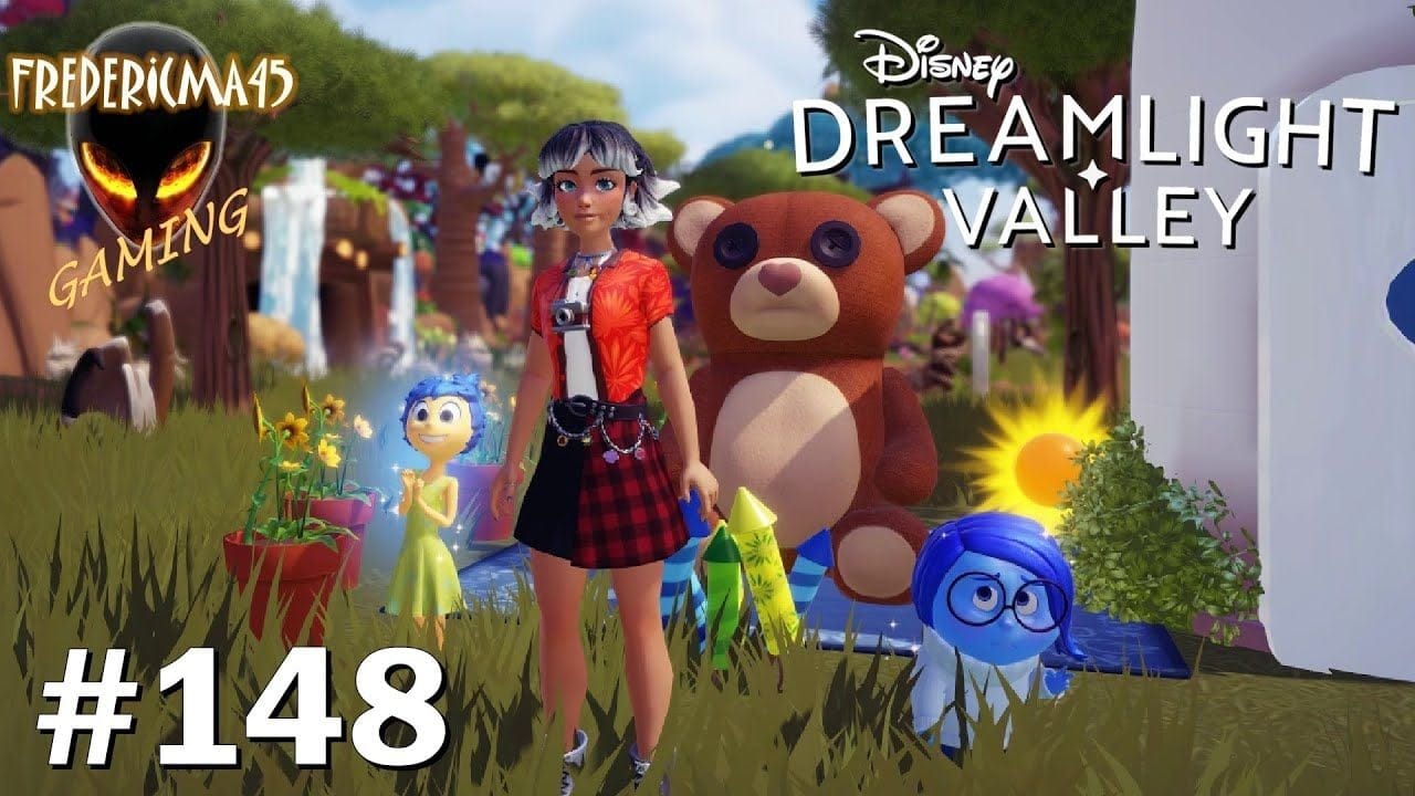 Disney Dreamlight Valley : Rêver un peu & Créer un Ours JOIE et TRISTESSE Quêtes Niveau 10 #148