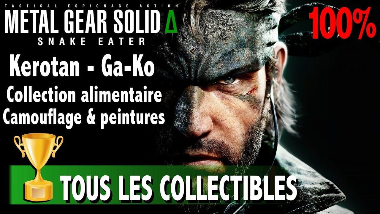 RASSVET NUIT TOUS Kerotan Ga-Ko Camouflage peintures Aliments  METAL GEAR SOLID DELTA SNAKE EATER