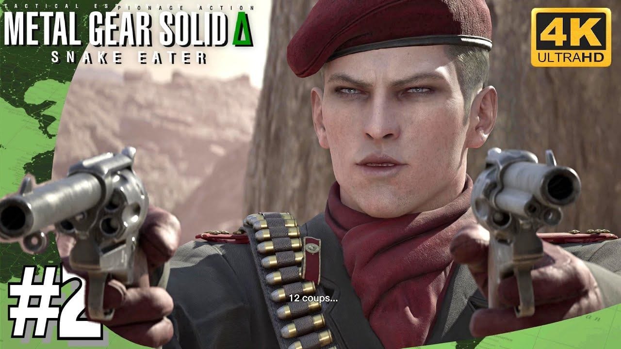 METAL GEAR SOLID DELTA SNAKE EATER - MISSION SNAKE EATER  OCELOT BOSS FIGHT #2 4K Ultra RTX 5090