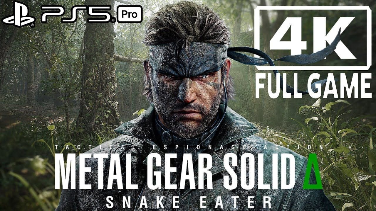 Metal Gear Solid Delta: Snake Eater - Full Game Walkthrough (4K) PS5 Pro