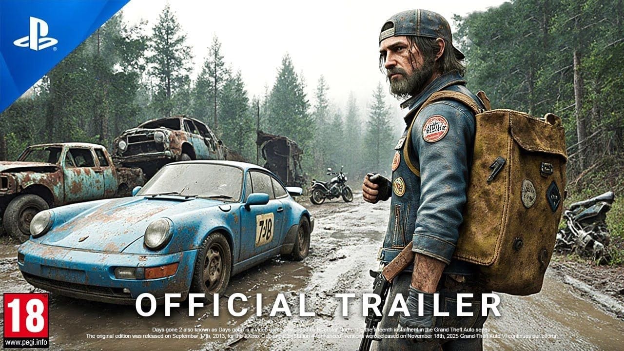 Days Gone 2 Offical Trailer | Realistic Immersive ULTRA Graphics Gameplay [4K 60FPS] Days Gone 2 PS5