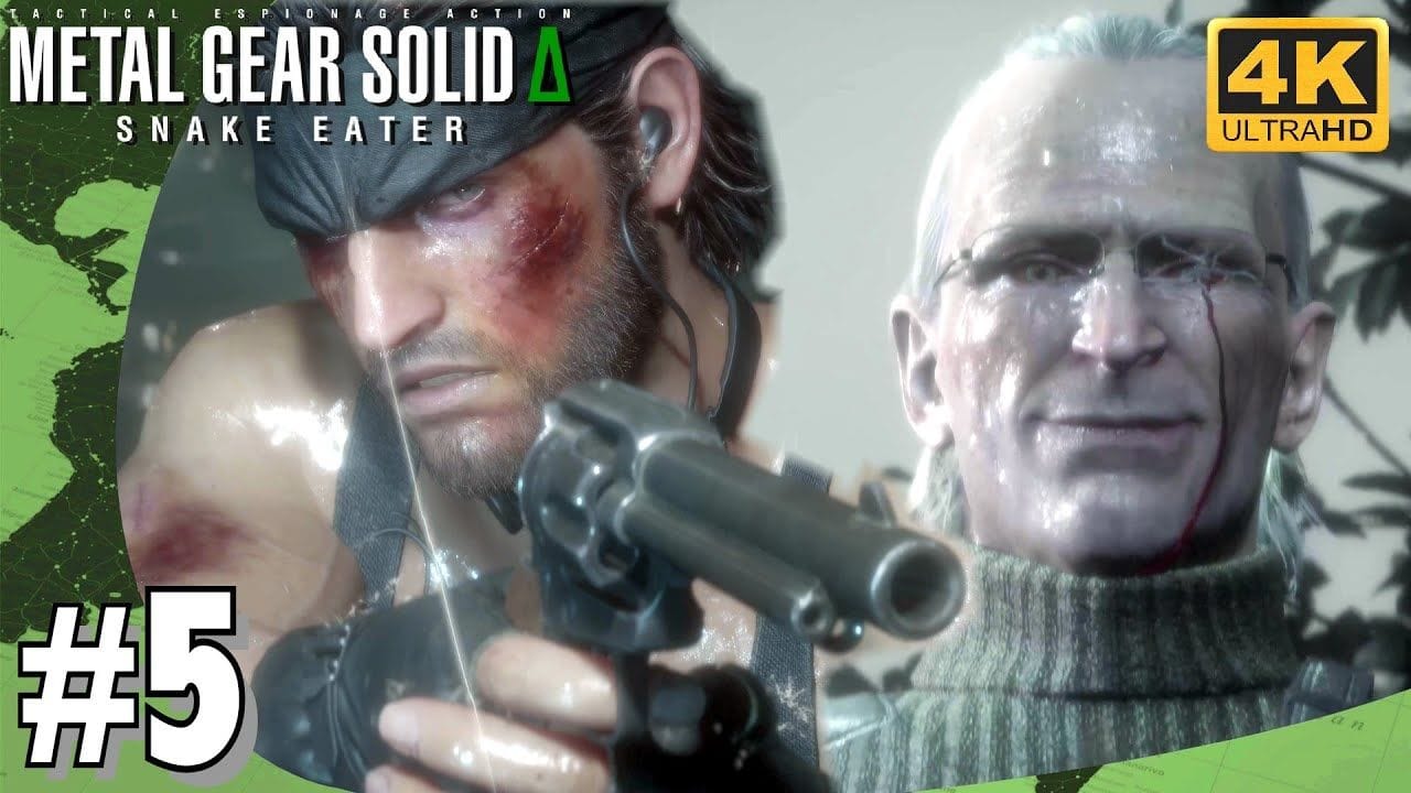 METAL GEAR SOLID DELTA SNAKE EATER - Cellule de Prison & THE SORROW Boss Fight #5 4K Ultra RTX 5090