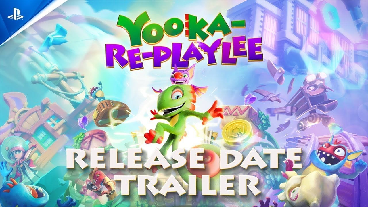 Yooka-Replaylee - Release Date Announcement Trailer | PS5 Games