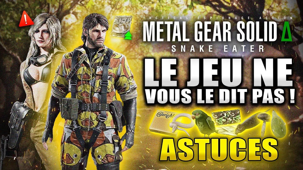 Metal Gear Solid Delta : 12 Astuces à SAVOIR avant de Jouer ! (LE JEU NE LE DIT PAS)
