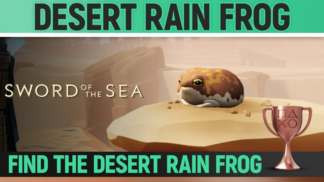 Sword of the Sea - Desert Rain Frog Location 🏆 Trophy / Achievement Guide