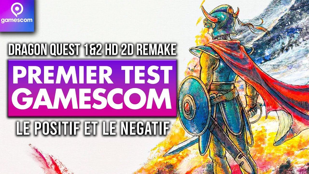 Dragon Quest I & II HD-2D : J'y ai JOUÉ à la GAMESCOM et je suis EMBALLÉ ! 🔥