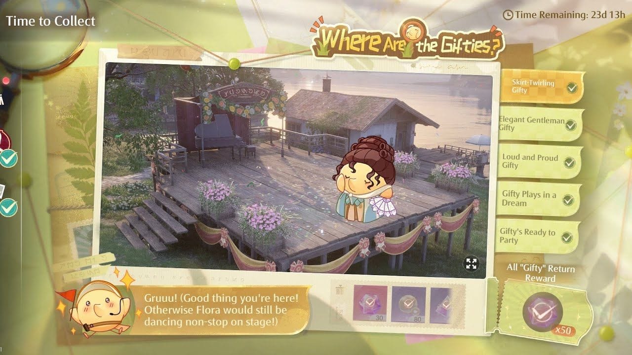 Infinity Nikki - Where are the Gifties? - All 5 Locations (Music Season 1.9)