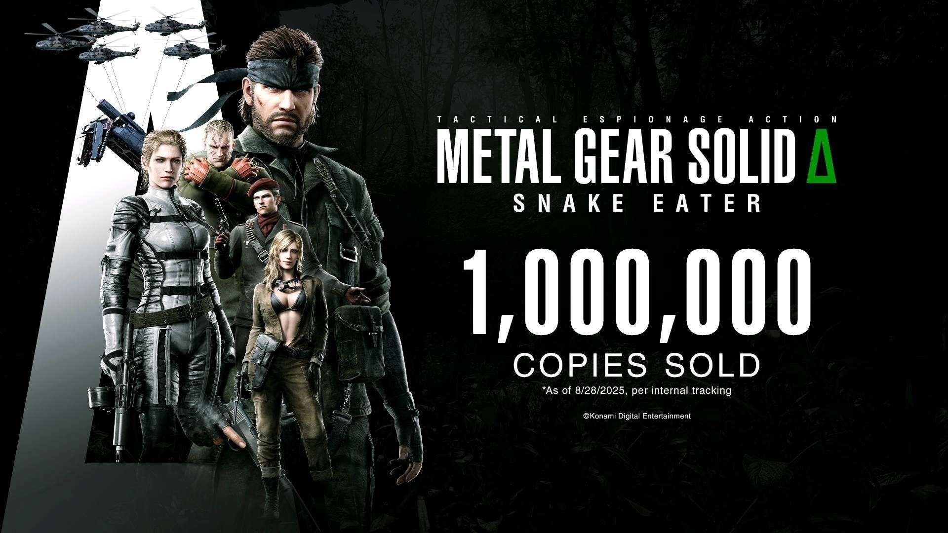 Metal Gear Solid Δ Snake Eater dépasse le million d'exemplaires vendus - Playscope