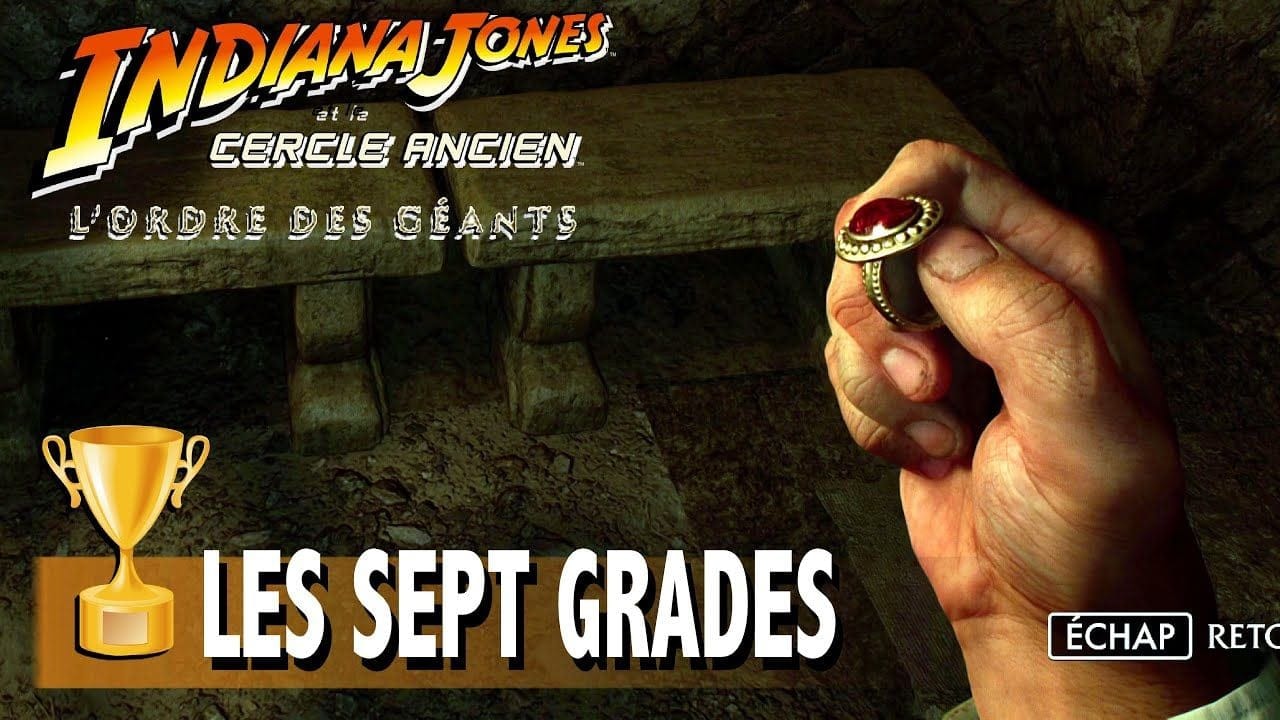 LES SEPT GRADES - Obtenir tous les artefacts de Mitra x7 - L'ORDRE DES GÉANTS INDIANA JONES