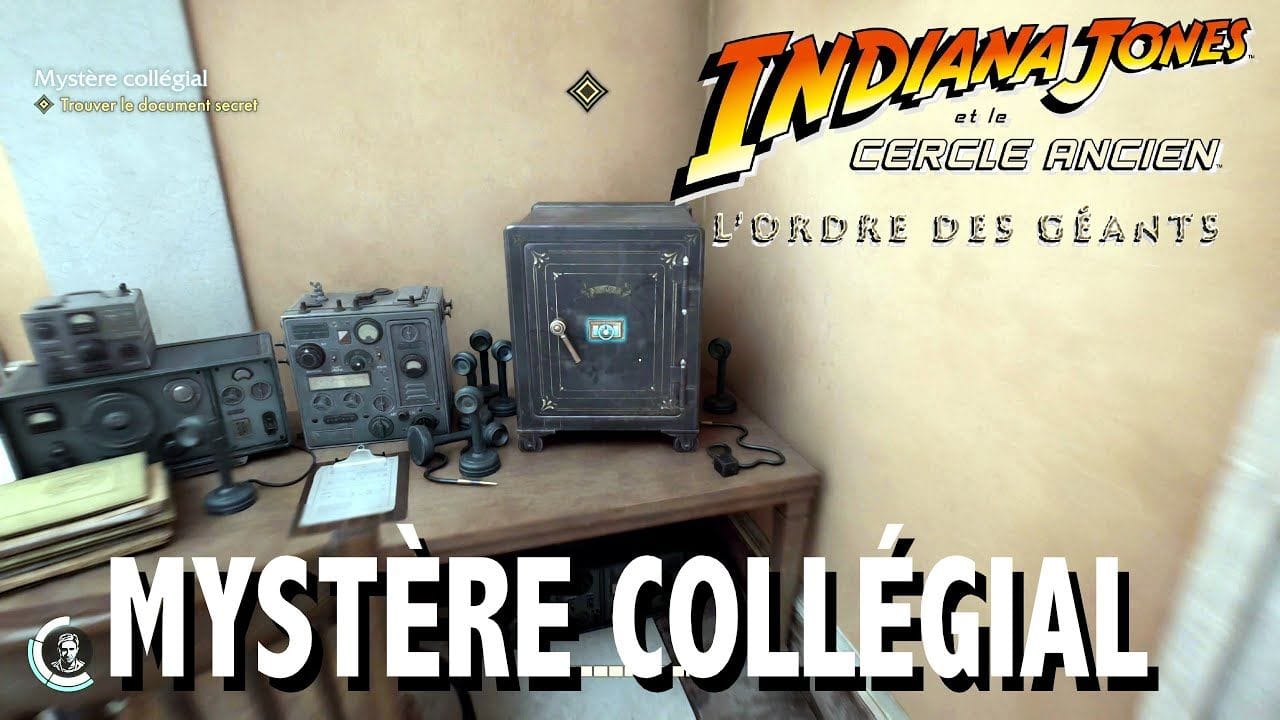 MYSTÈRE COLLÉGIAL / Livre d'AVENTURE 1/2 - L'ORDRE DES GÉANTS INDIANA JONES ET LE CERCLE ANCIEN