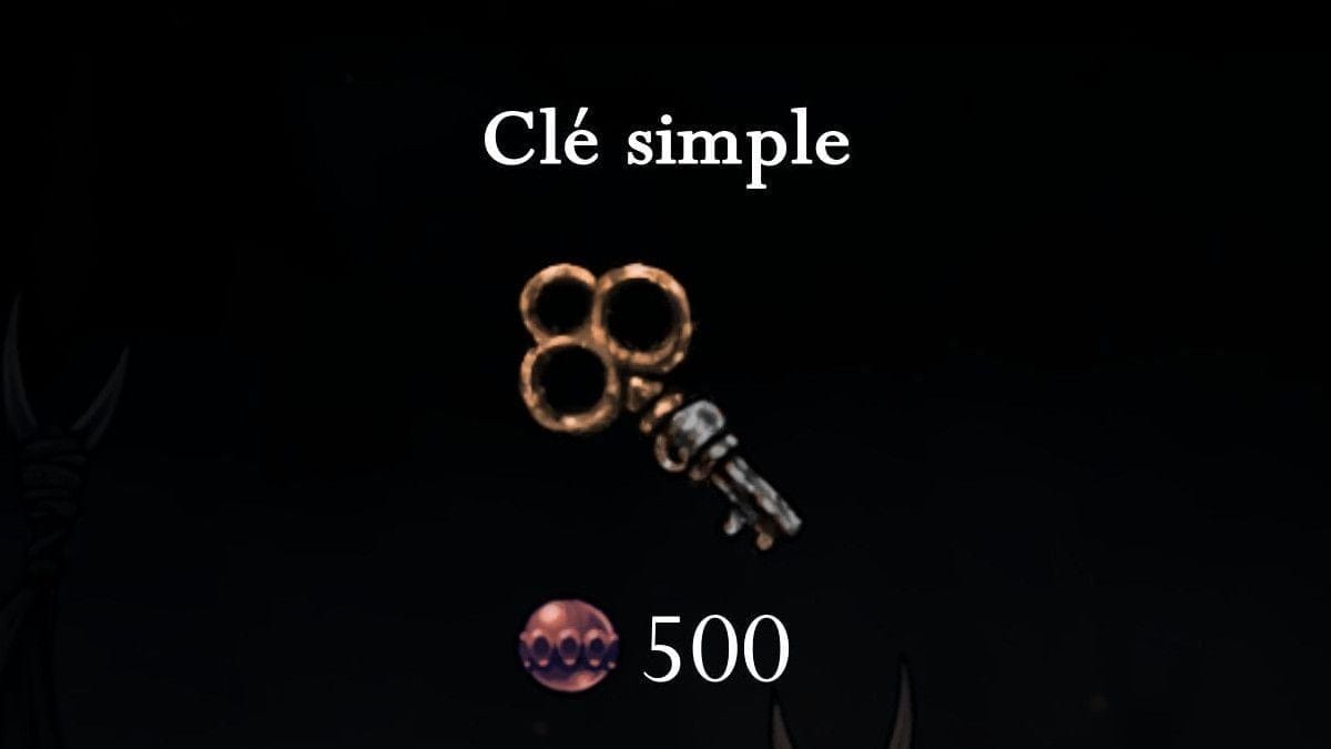 Clé simple Hollow Knight Silksong : Position du second exemplaire et où l'utiliser ?