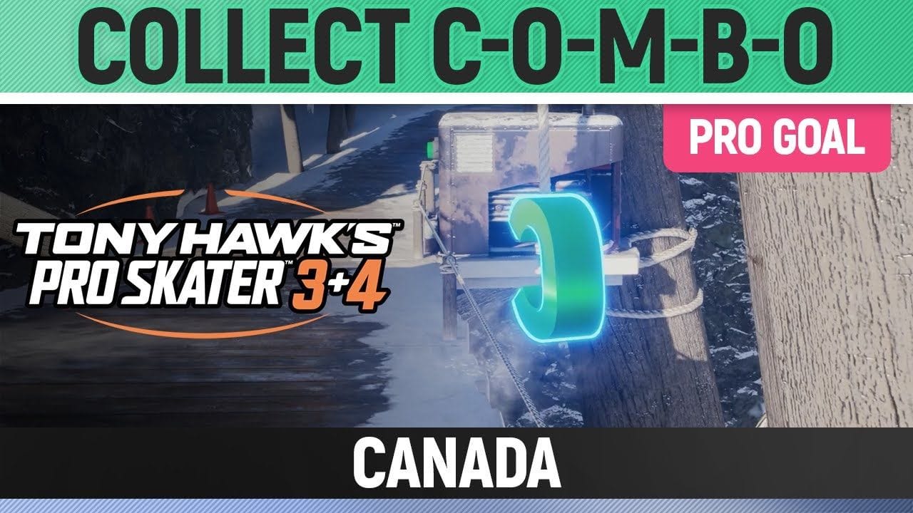 Tony Hawk's Pro Skater 3+4 - Canada Pro Goal - Collect C-O-M-B-O