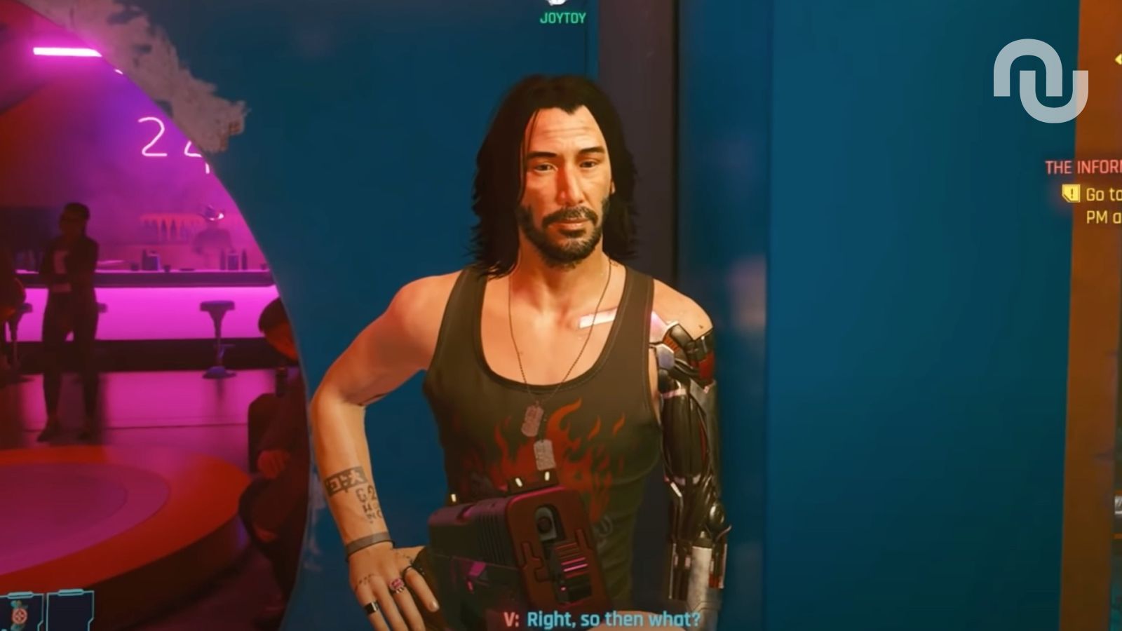 Keanu Reeves à très envie d’être dans Cyberpunk 2