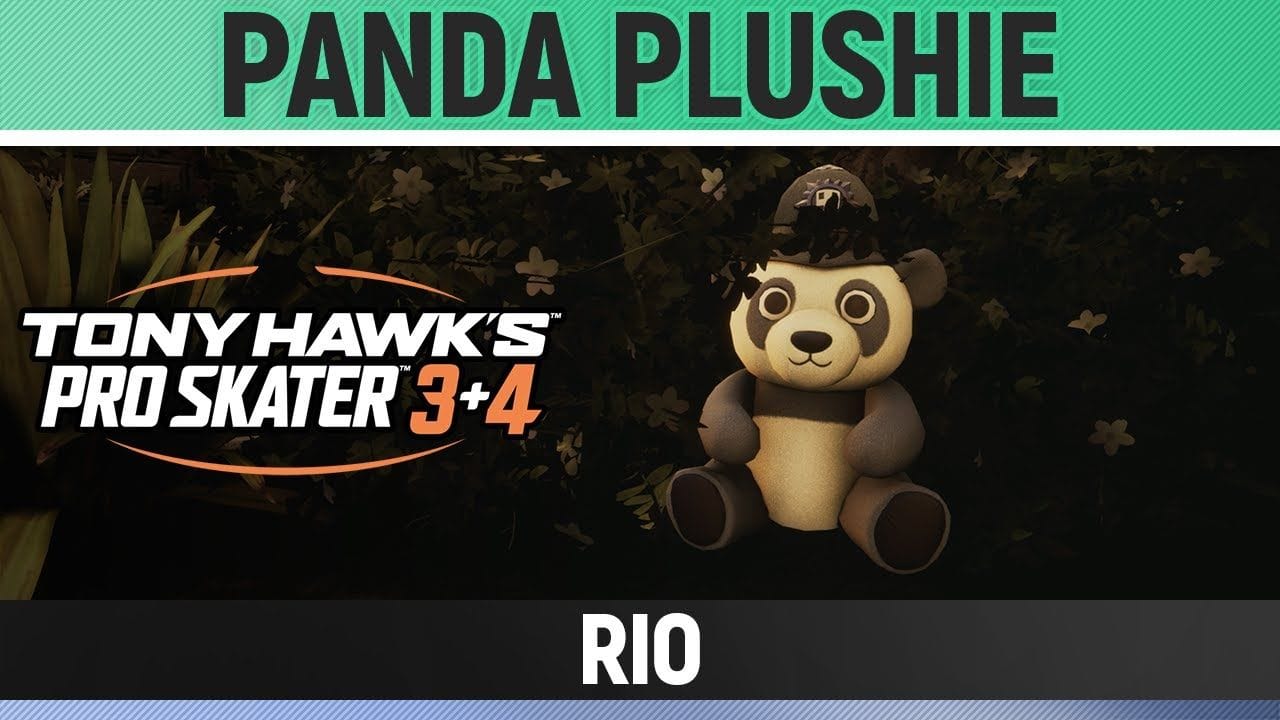 Tony Hawk's Pro Skater 3+4 - Rio - Panda Plushie Location