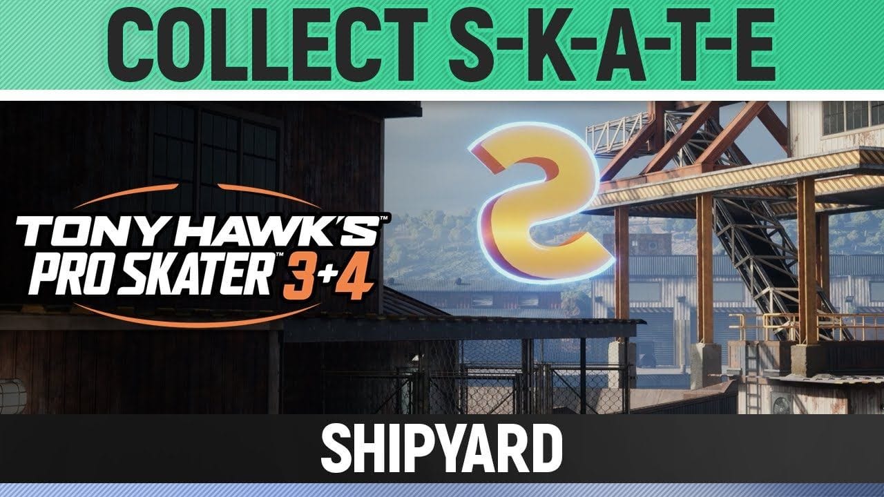 Tony Hawk's Pro Skater 3+4 - Shipyard - Collect S-K-A-T-E