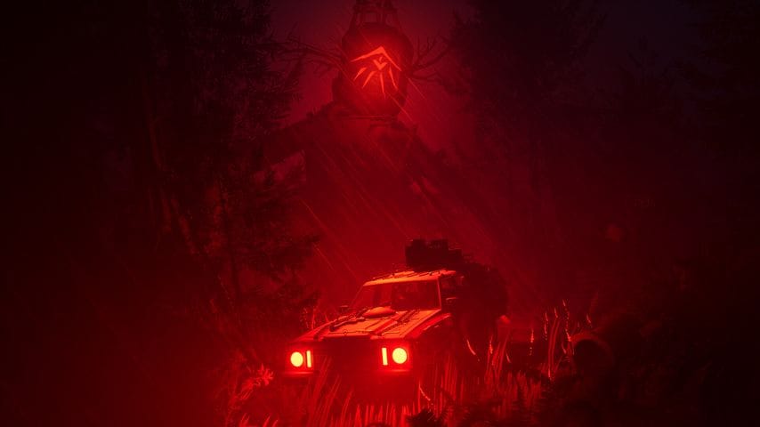Pacific Drive reprend la route dans le DLC Whispers in the Woods