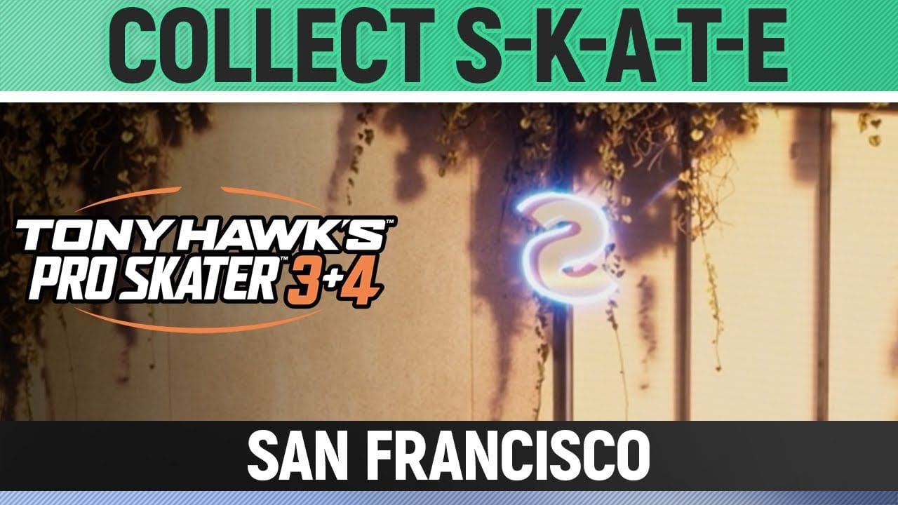 Tony Hawk's Pro Skater 3+4 - San Francisco - Collect S-K-A-T-E