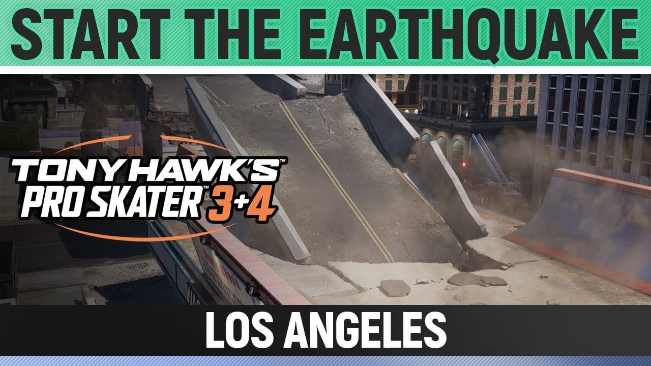 Tony Hawk's Pro Skater 3+4 - Los Angeles - Start the Earthquake
