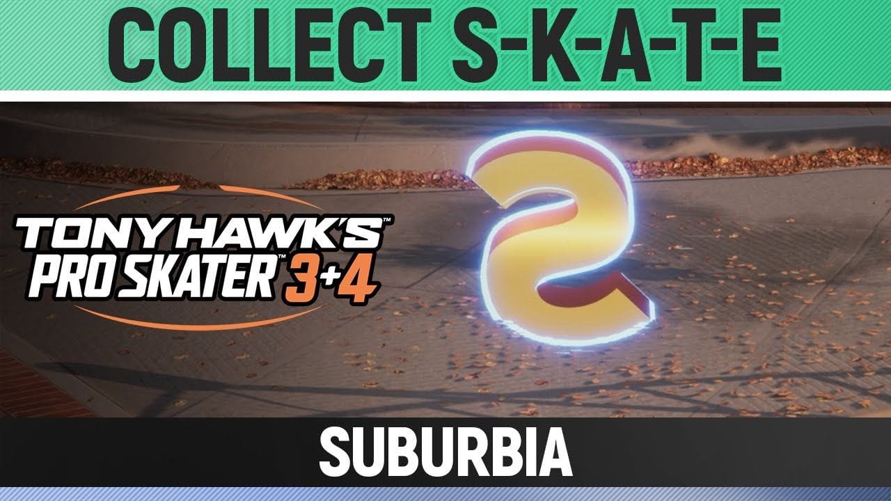 Tony Hawk's Pro Skater 3+4 - Suburbia - Collect S-K-A-T-E