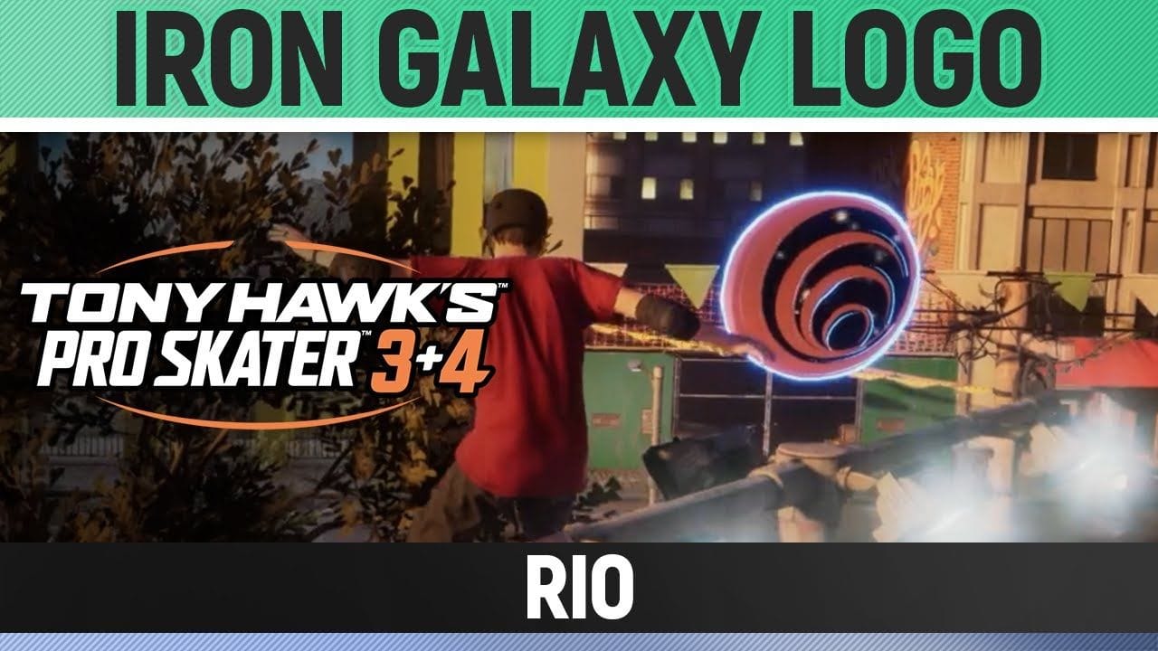 Tony Hawk's Pro Skater 3+4 - Rio - Iron Galaxy Logo Location