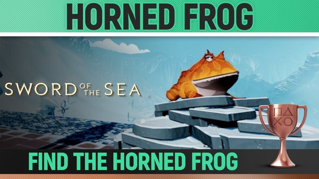 Sword of the Sea - Horned Frog Location 🏆 Trophy / Achievement Guide