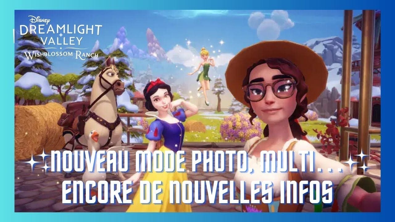 NOUVEAU MODE PHOTO, MULTIJOUEURS… ENCORE DE NOUVELLES INFOS SUR WISHBLOSSOM RANCH ✨🏰🐎