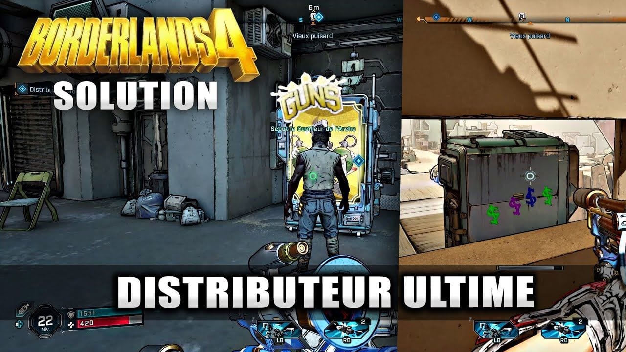 Borderlands 4 : Distributeur Ultime (Solution Complète Mission) Code DistributeurS